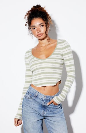 Woodland V-Neck Sweater image number 1