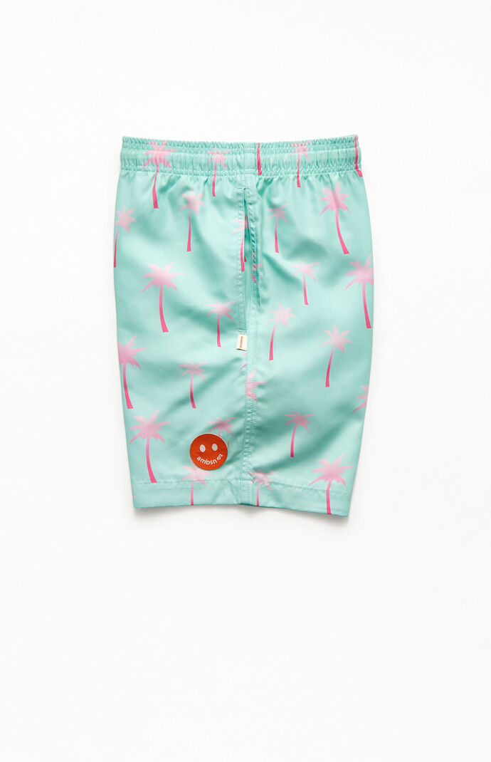 Palm Tree 17" Swim Trunks