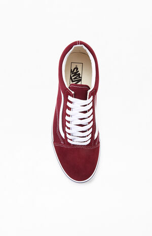 Burgundy Old Skool Shoes image number 5