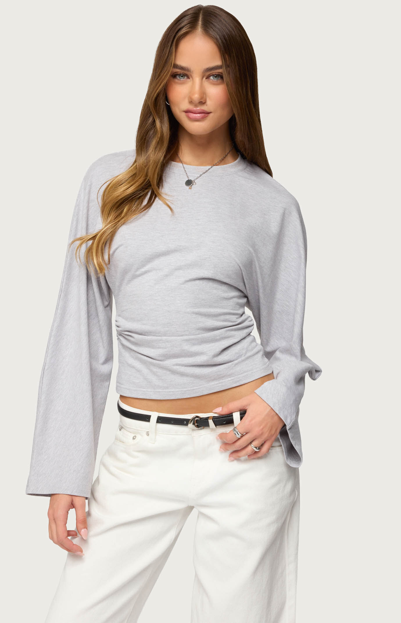 Edikted Charlisa Cinched Waist Top