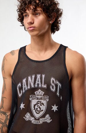 Canal St. Mesh Basketball Jersey Tank Top image number 2