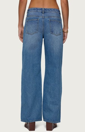 Ery Wide Leg Mid Rise Jeans image number 3