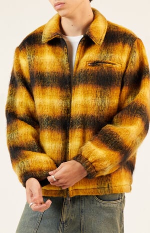 Yellow Brushed Plaid Jacket image number 5