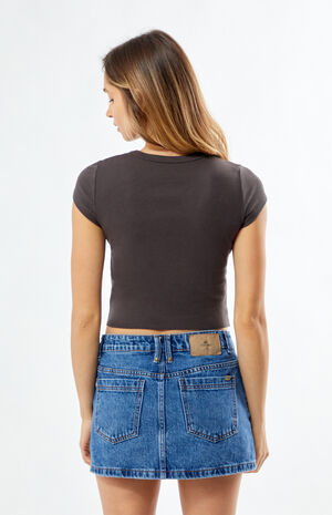 Dark Indigo Sophie Denim Mini Skirt image number 3