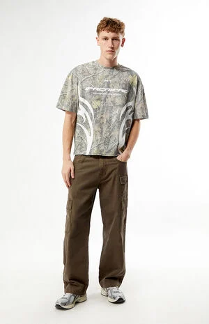 Premiere Camo Cropped Boxy T-Shirt image number 4