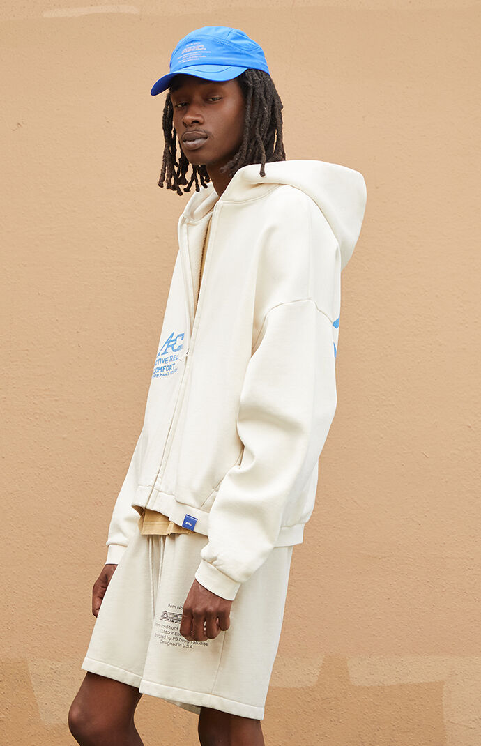 ★SCULPTOR★ Eyelet ZipUp Hoodie Pale Mint SC24S113MT A.R.C. Mind Flow Heavyweight Full Zip Hoodie | PacSun