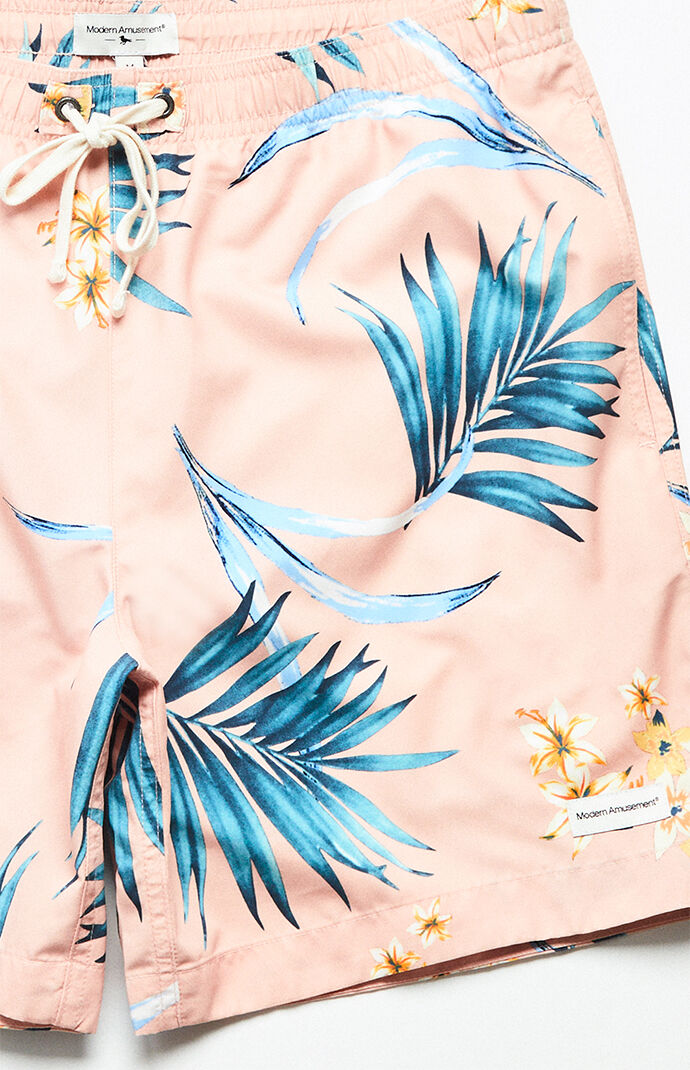 Bali Tropical 17" Swim Trunks