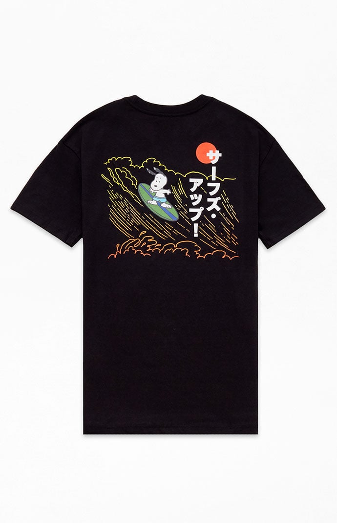 Kids Peanuts Kanji Snoopy Surf T-Shirt | PacSun