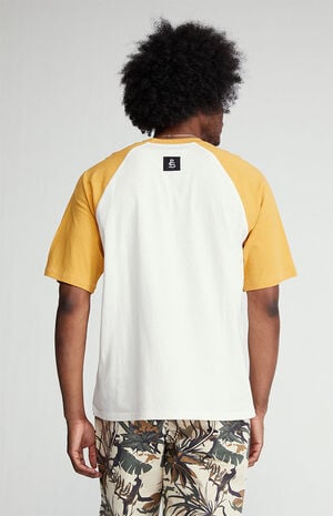 Boxy Raglan Henley T-Shirt image number 3