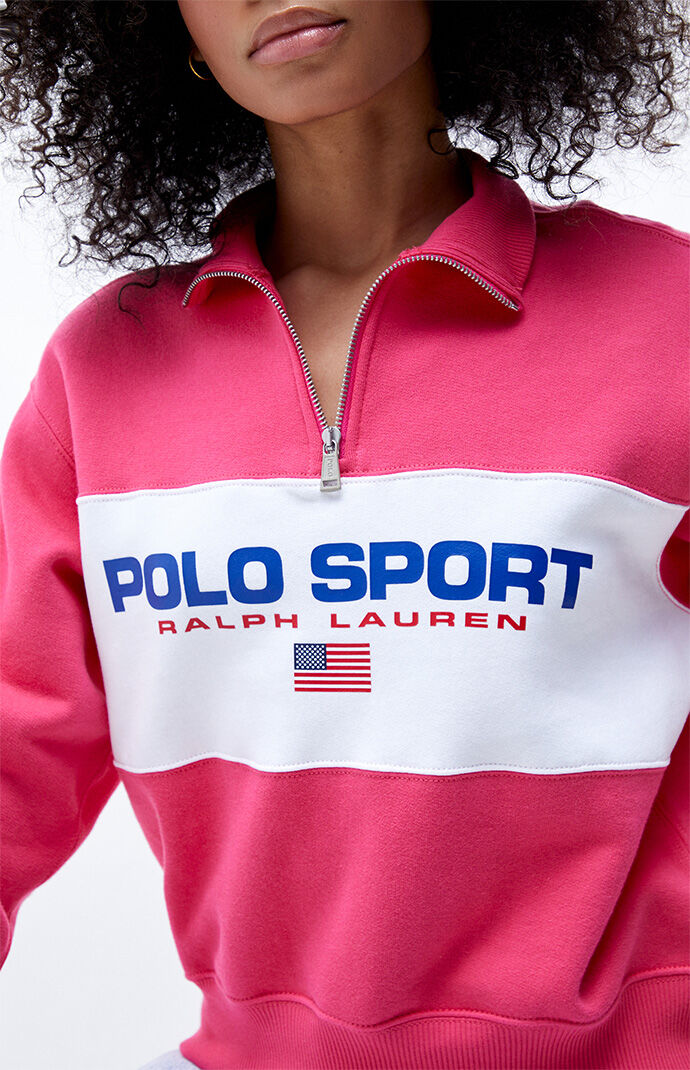 Polo sport quarter zip top