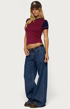 Sophiah Contrast T-Shirt image number 4