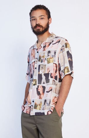 By PacSun Polaroid Camp Shirt image number 1