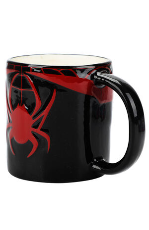 Marvel Spider-Man Spiders & Webs Black Ceramic Mug image number 2