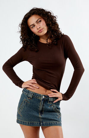 Queen Long Sleeve Cropped T-Shirt image number 1