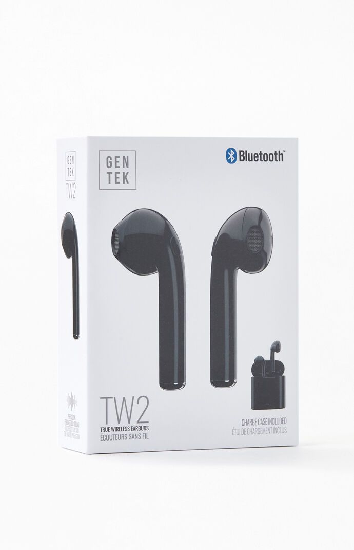 Black TW2 True Wireless Earbuds