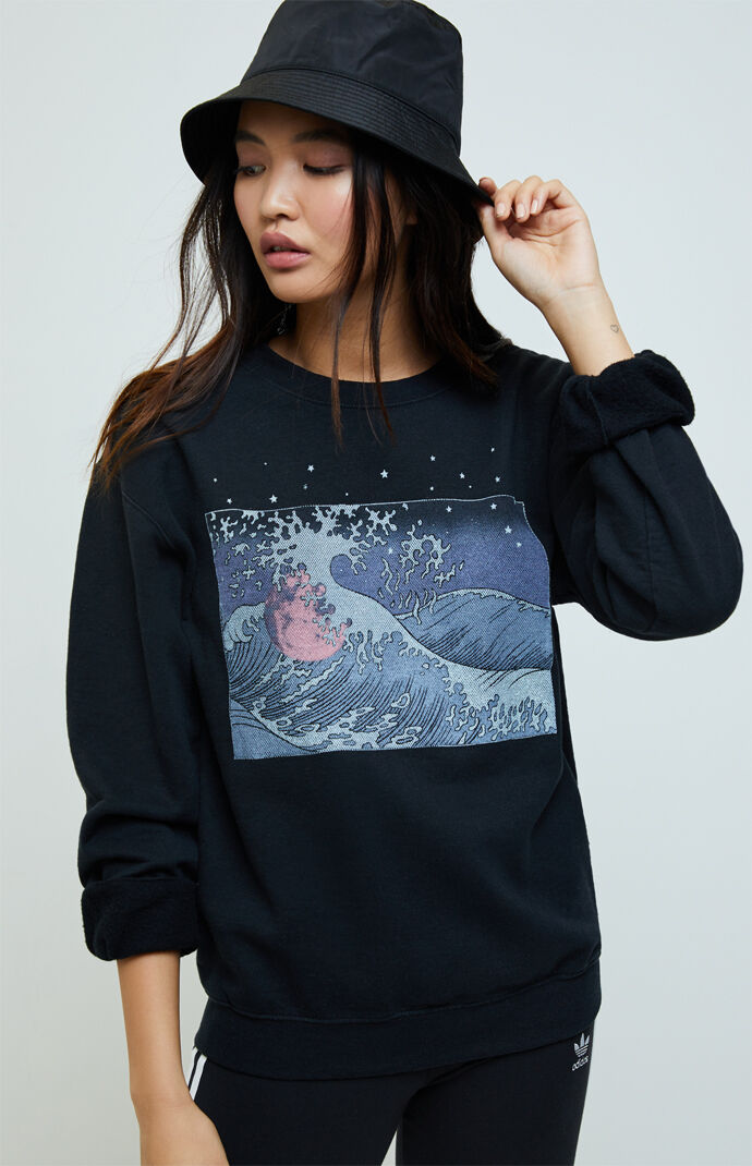 pacsun wave sweatshirt