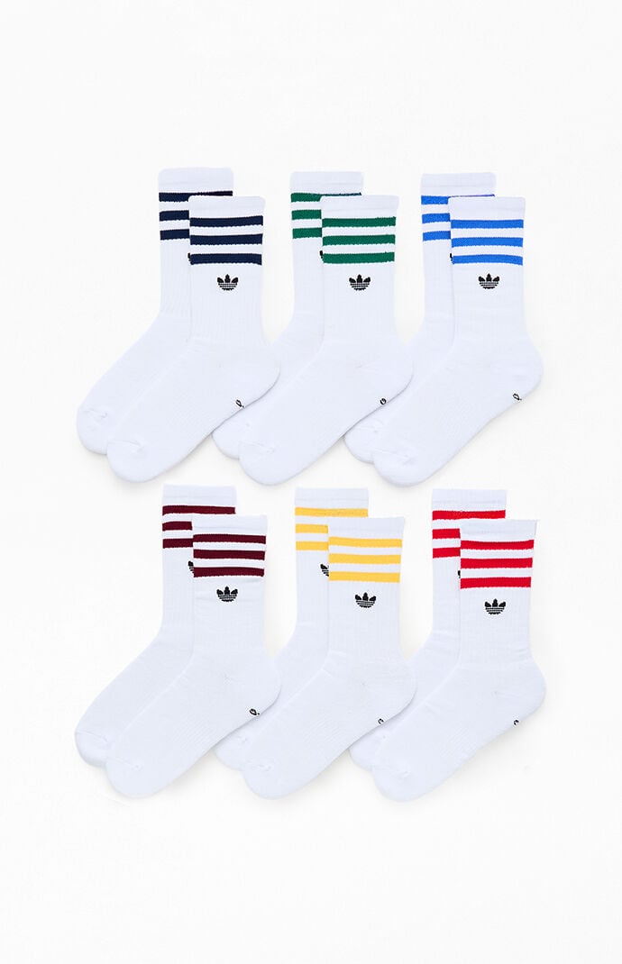 adidas 6 Pack Originals Roller Crew Socks