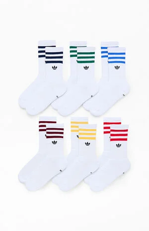 6 Pack Originals Roller Crew Socks image number 1