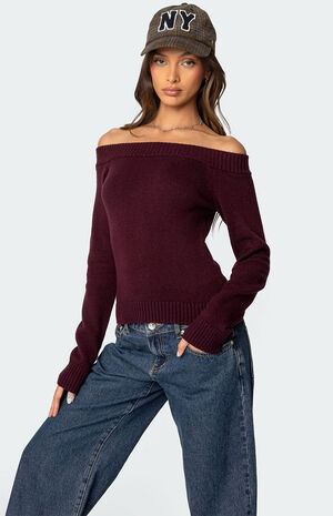 Elona Off Shoulder Knit Top image number 4