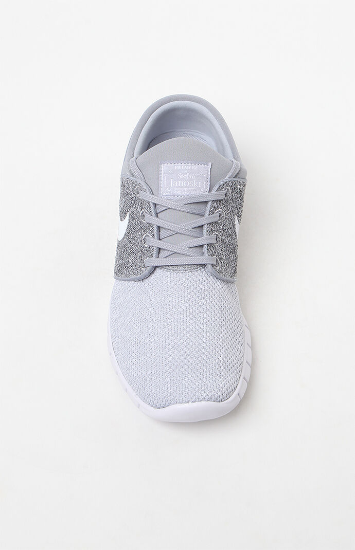 Stefan Janoski Max Knit Grey White Shoes Stefan Janoski Max Knit Grey White Shoes