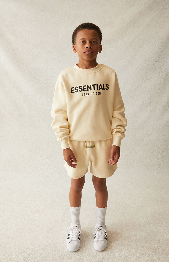 Essentials Cream Crew Neck Sweatshirt