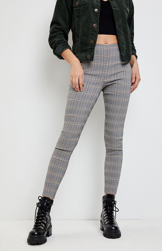 plaid joggers pacsun