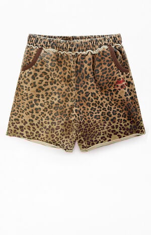 x Civil Active Leopard Skull Sweat Shorts image number 2