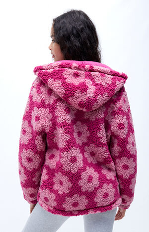 PacSun Royal Printed Sherpa Hoodie | PacSun