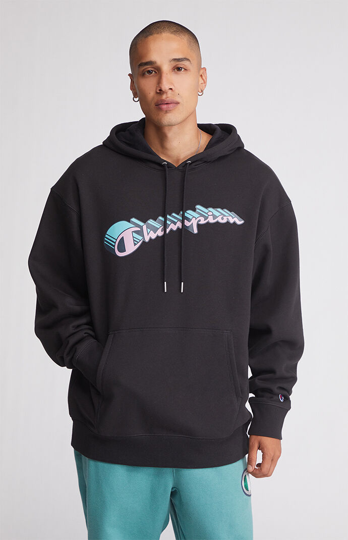Black champion hoodie pacsun outlet