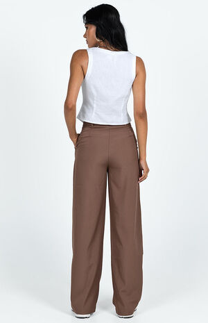 Eco Brown Archer Trousers image number 4