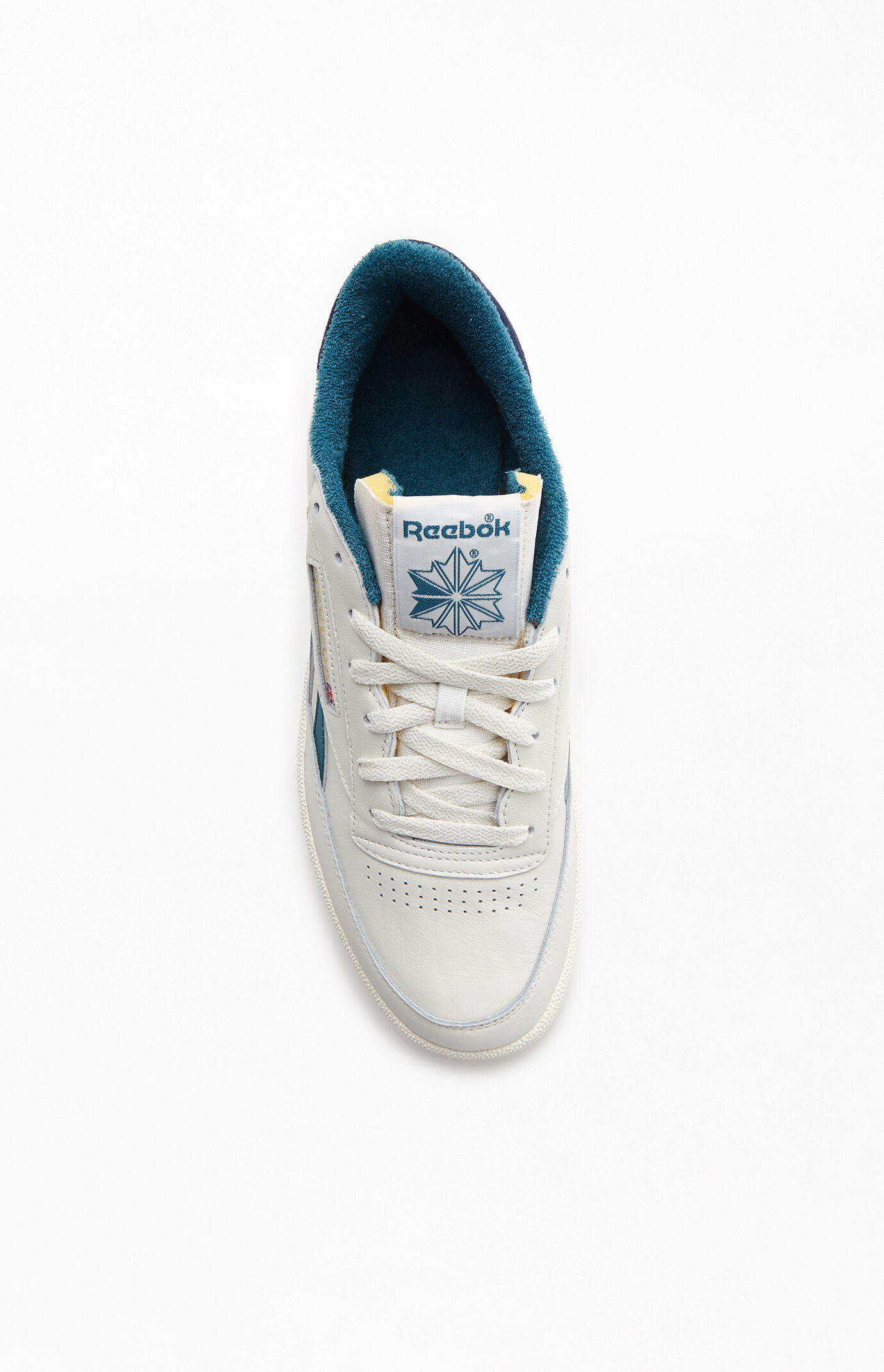 Reebok off white & blue club c revenge shoes