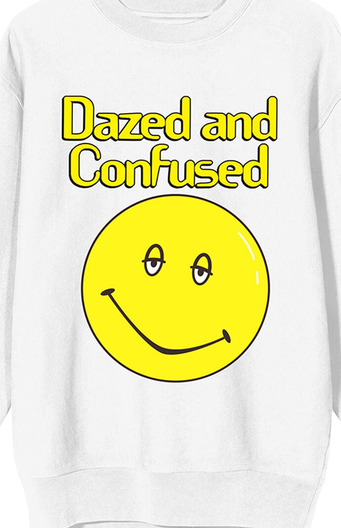 Yellow sales smiley sweatshirt