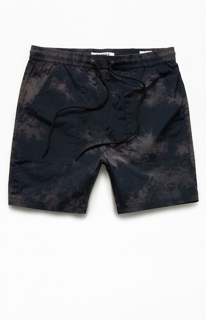 Chad Navy Tie-Dyed Shorts