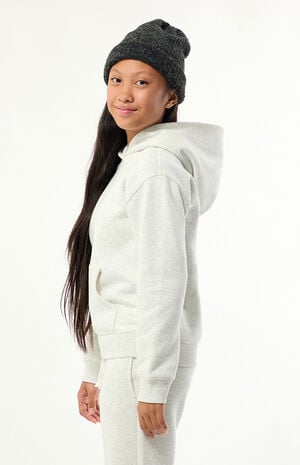 Heather Grey Core Pullover Hoodie image number 3