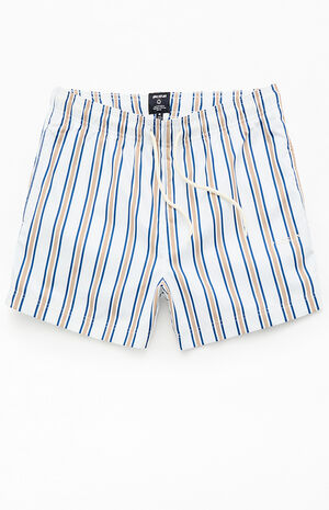 St. Tropez Striped Eco 4.5" Swim Trunks image number 1