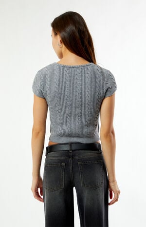 Liliana Button Up Sweater Vest image number 5
