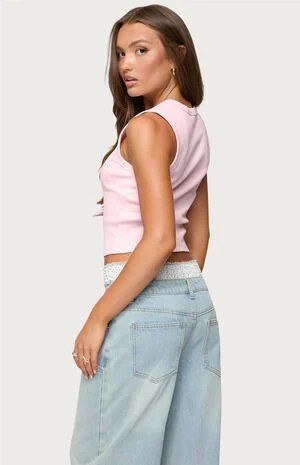 Basel Button Up Tank Top image number 3