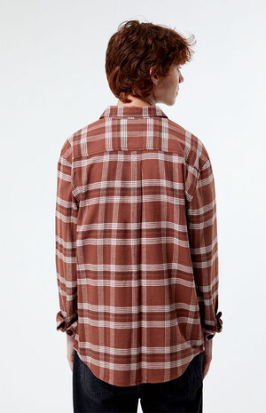 Brown Classic Plaid Shirt image number 4