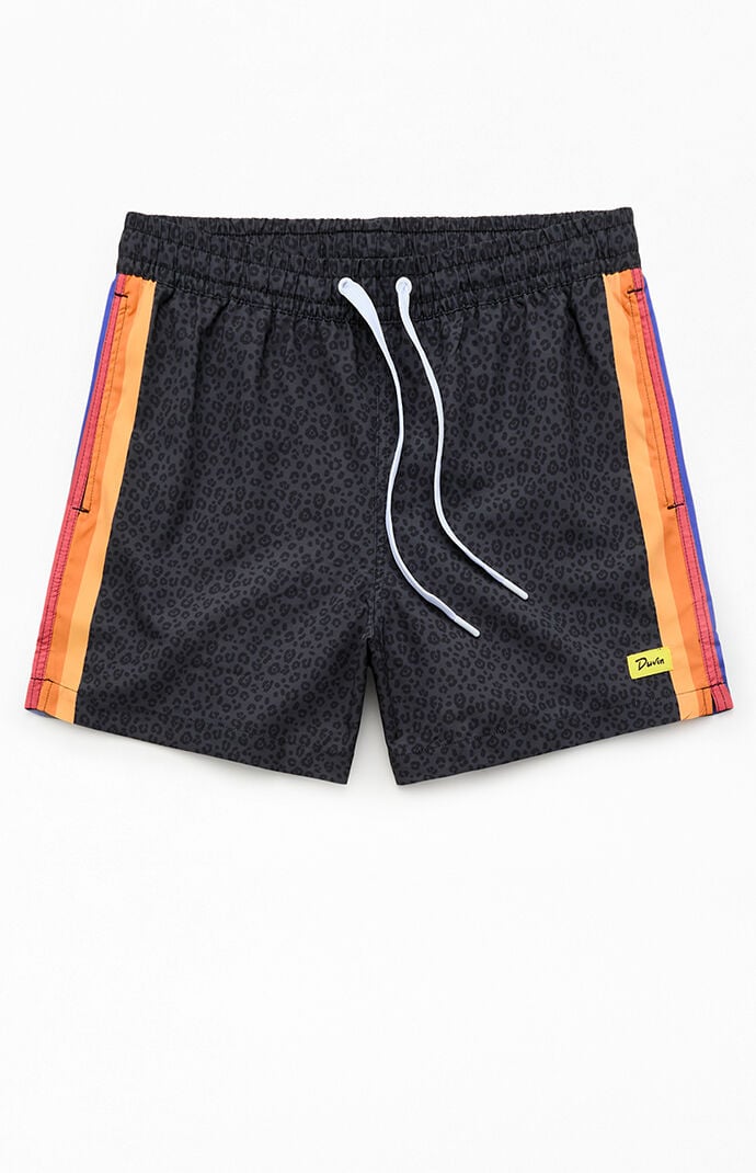 Duvin Design Black Cat 4.5" Swim Trunks