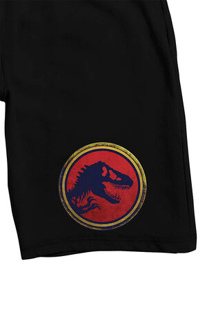 Jurassic Park T-Rex Fossil Sweat Shorts image number 2