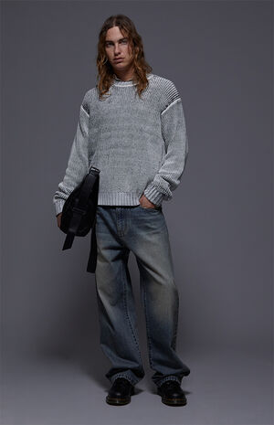 by Pacsun Sprayed Crew Neck Sweater image number 6