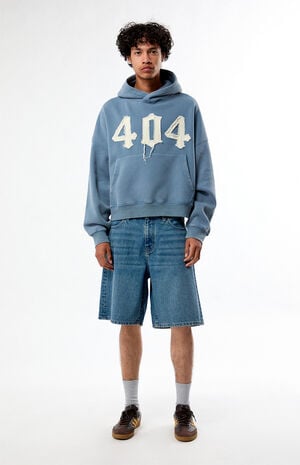 404 Raw Applique Cropped Hoodie image number 5