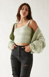 Fuzzy Square Neck Tank Top Fuzzy Square Neck Tank Top image number null