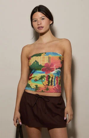 Cassie Reversible Tube Top image number 1