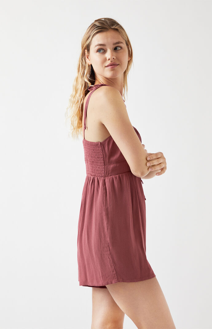 Tie Front Romper