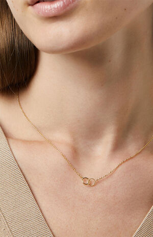 Sam Interlocking Circles Necklace image number 2