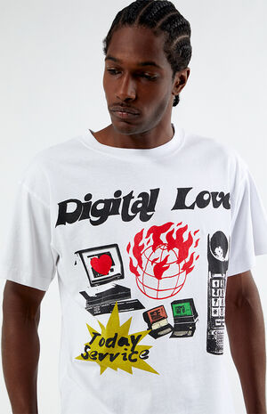 Digital Love Oversized T-Shirt image number 2