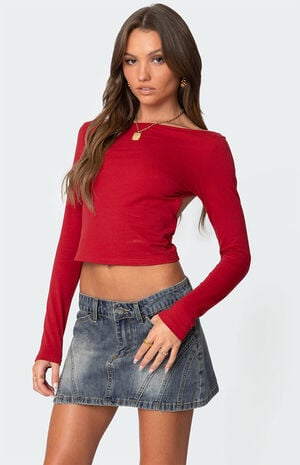 Valentine Open Back Top image number 3