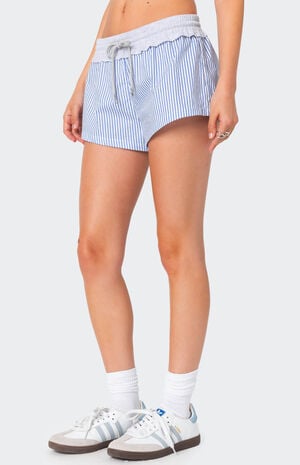 Riva Striped Contrast Shorts image number 3