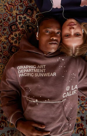 Brown Terrain Heavyweight Hoodie